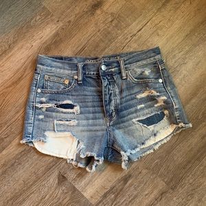American Eagle Vintage High Rise Festival Shorts